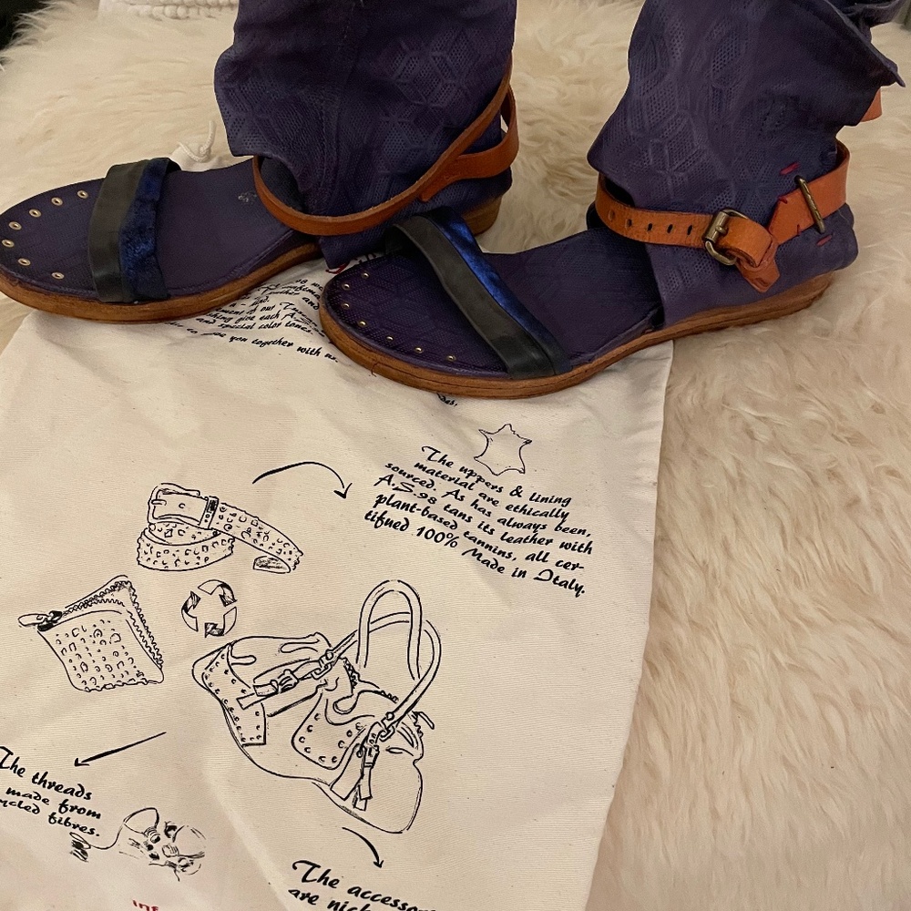 A.S.98 Boho Leather Sandals